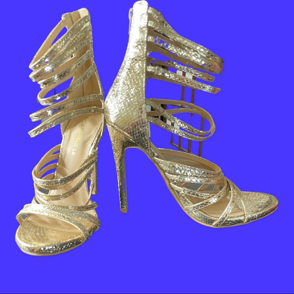Golden heels